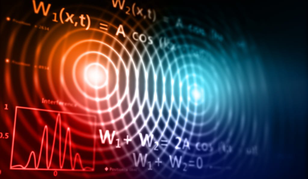 graphic showing radio wave interference