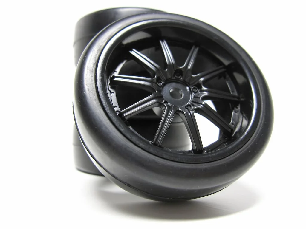 slick hard plastic rc drift car tires