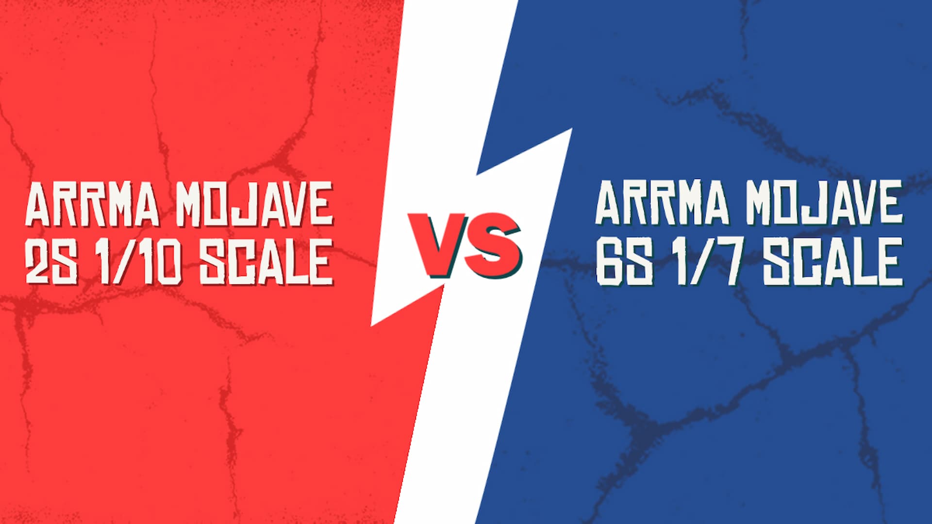 graphic showing what scale is the arrma mojave