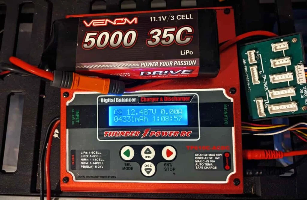 how long does rc car battery take to charge