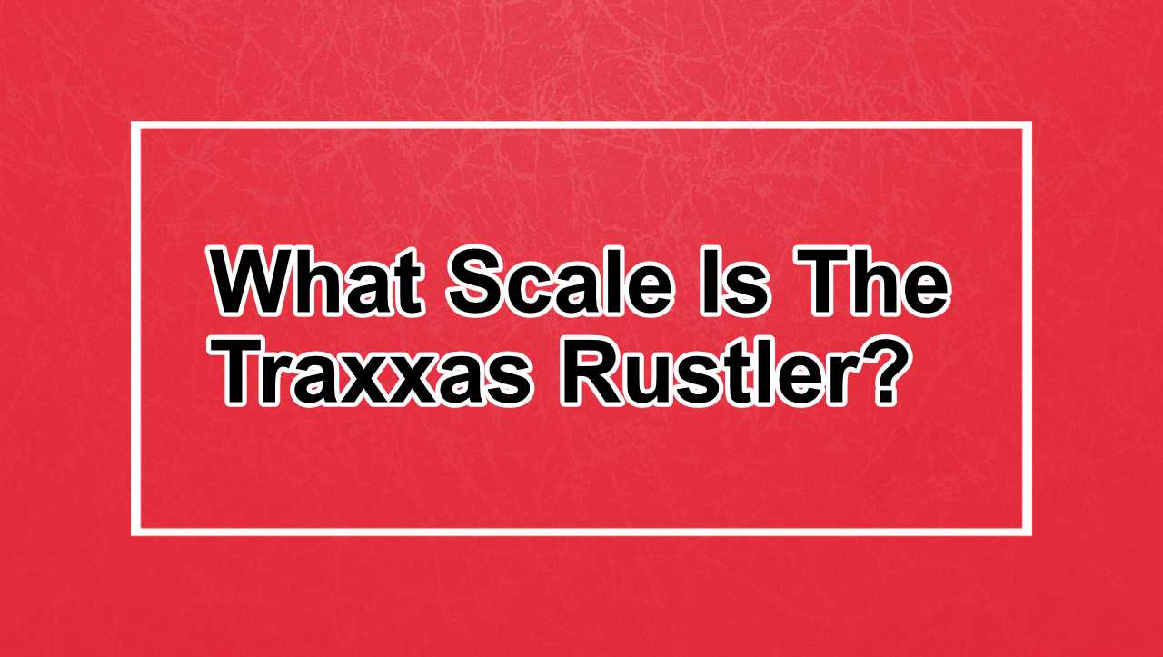 feature image for what scale is the traxxas rustler